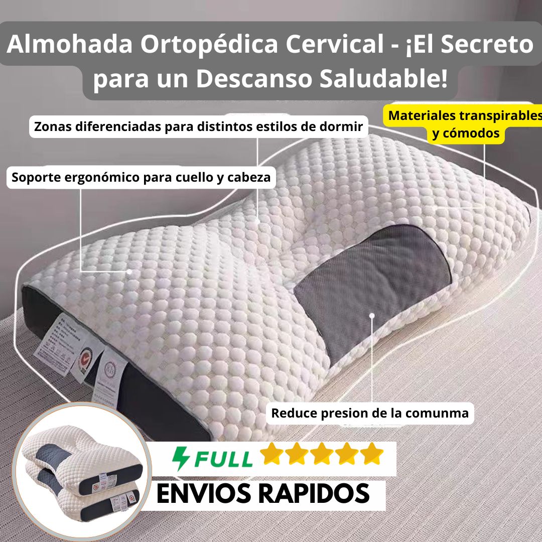 ALMOHADA CERVICAL ORTOPÉDICA